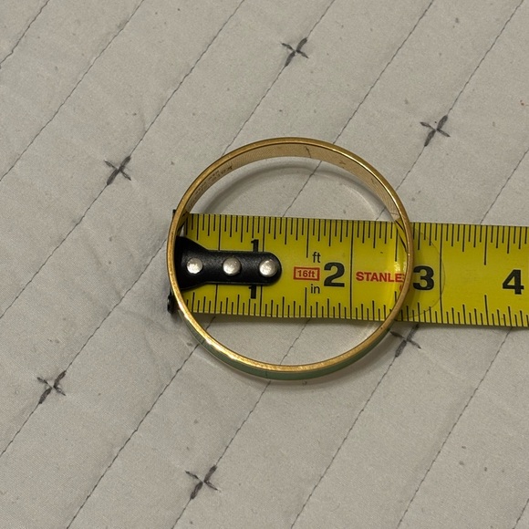 Kate Spade Green and Gold Enamel Bangle - Picture 5 of 5